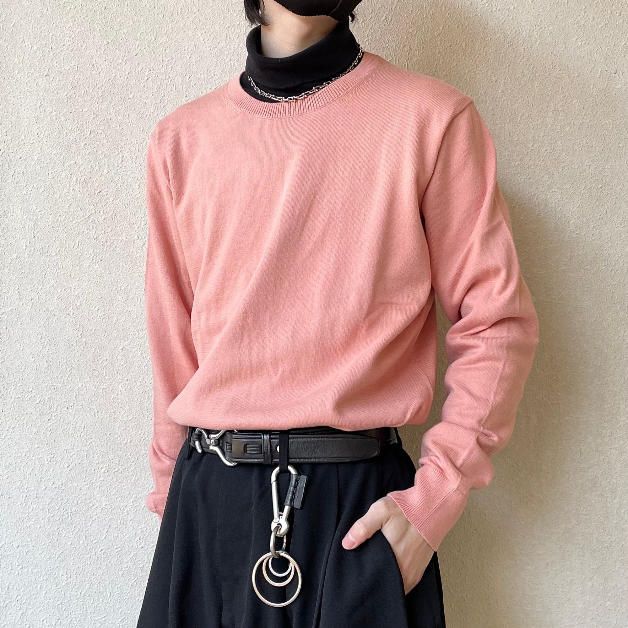 UNIQLO(ユニクロ)のおすすめのメンズアイテム「ウォッシャブルコットンクルーネックセーター」