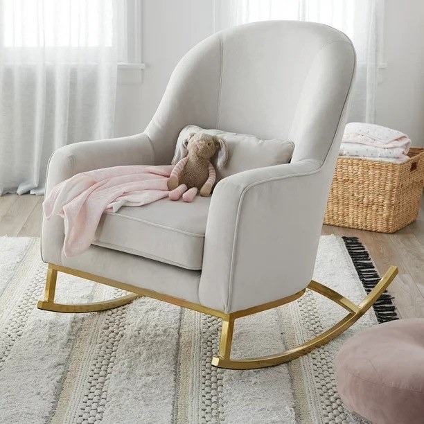 Rocking chair in a child&#x27;s bedroom