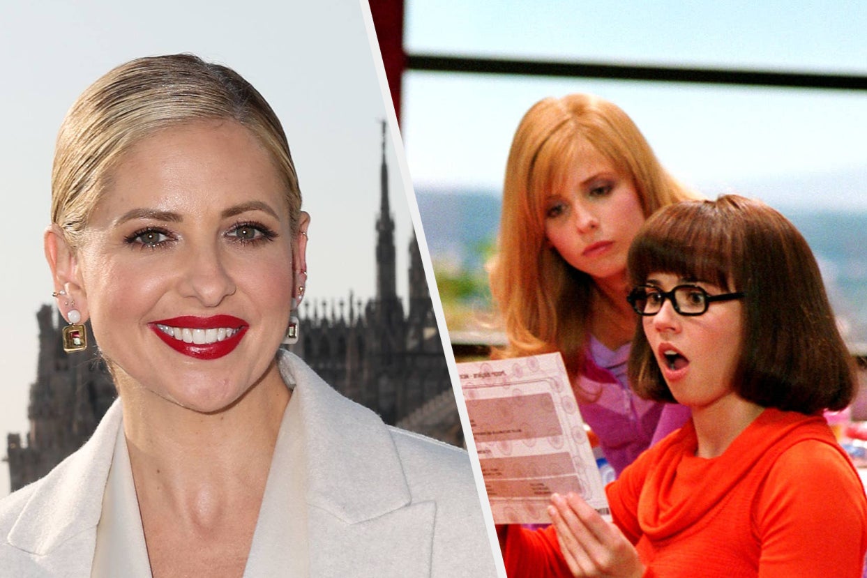 Sarah Michelle Gellar Says A Velma Daphne Kiss Was Cut From Scooby Doo 7241