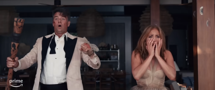 Josh Duhamel and Jennifer Lopez in &quot;Shotgun Wedding&quot;