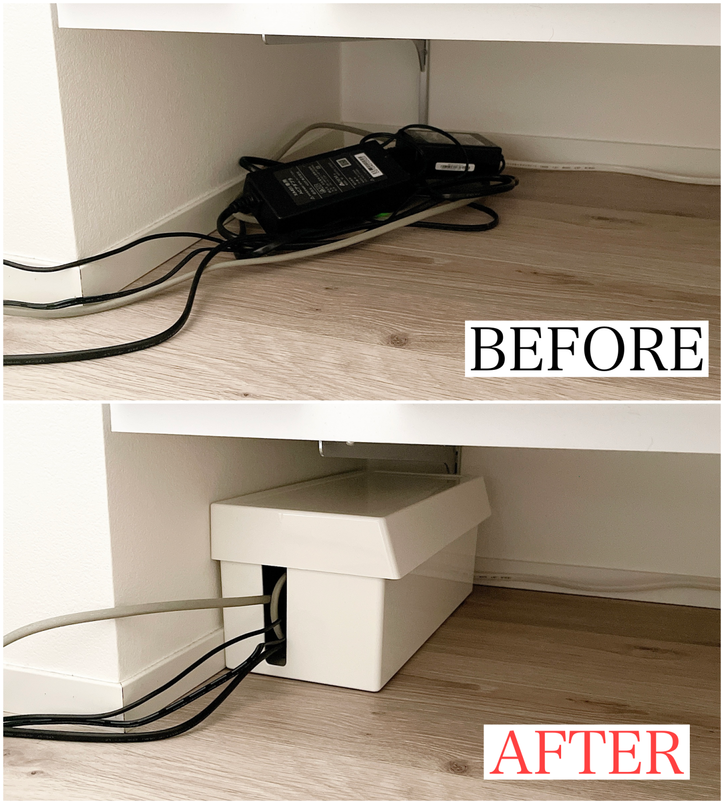 IKEA(イケア)のおすすめの収納グッズ「SÄTTING セッティング ケーブルマネジメントボックス ふた付き」