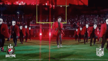 The Weeknd performs at the halftime show