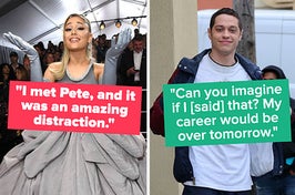 Ariana Grande called Pete Davidson an amazing distraction, and he said his career would be over tomorrow if he said that