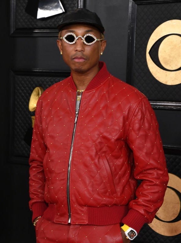 Closeup of Pharrell
