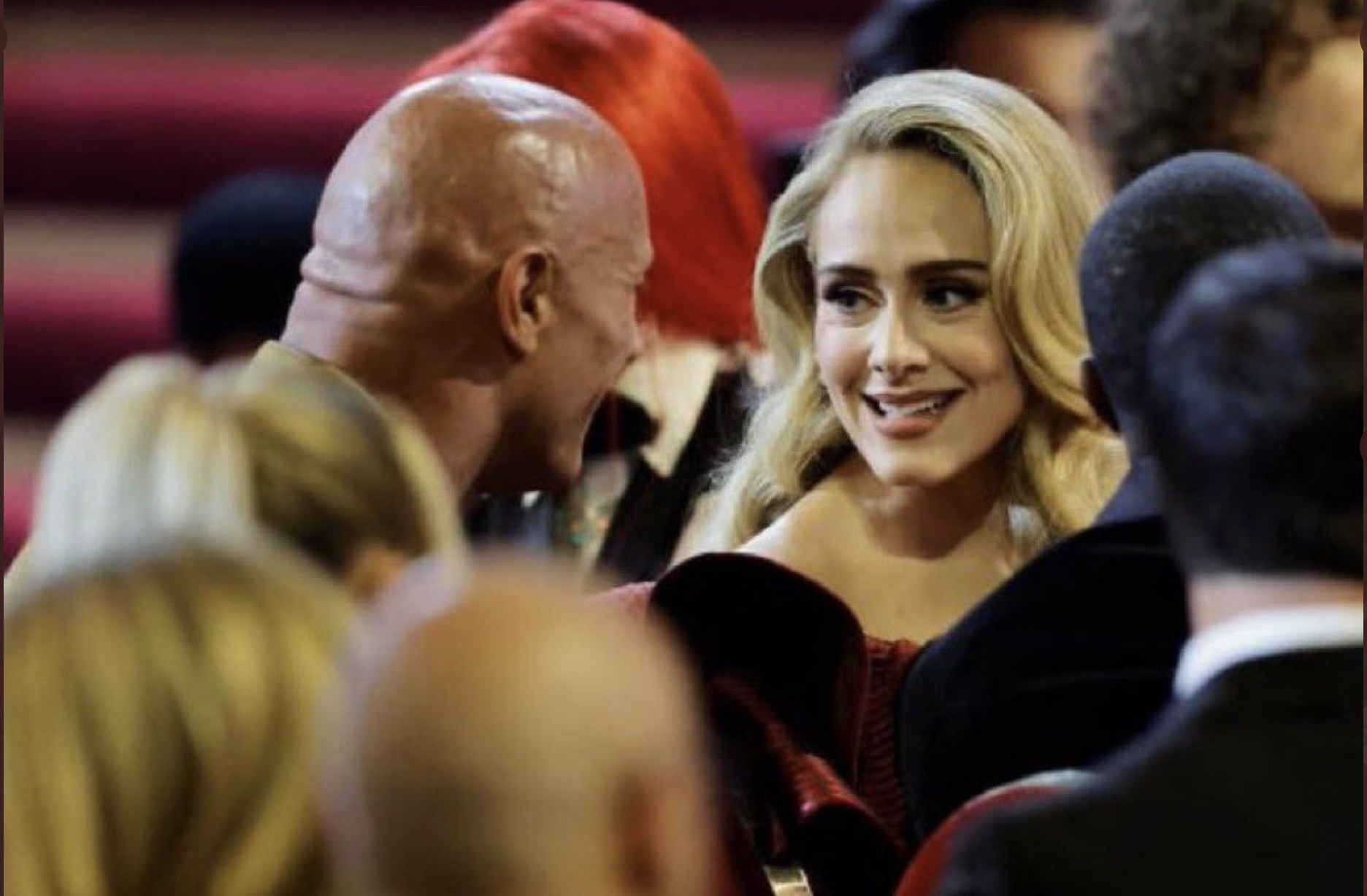 Adele Skips Red Carpet, Meets Dwayne Johnson at 2023 Grammy Awards