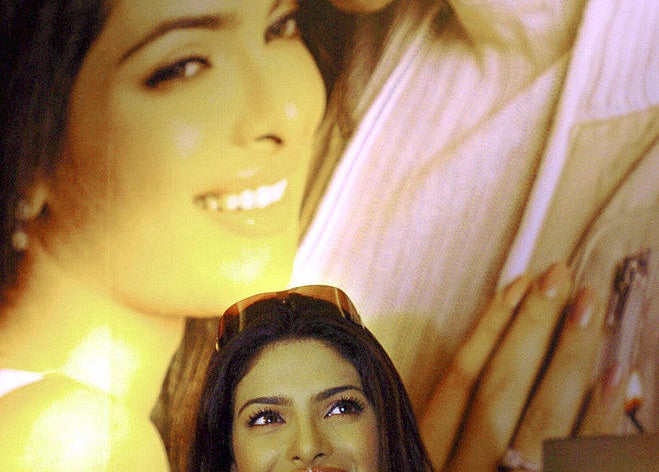 Priyanka Chopra smiles during a promotional event