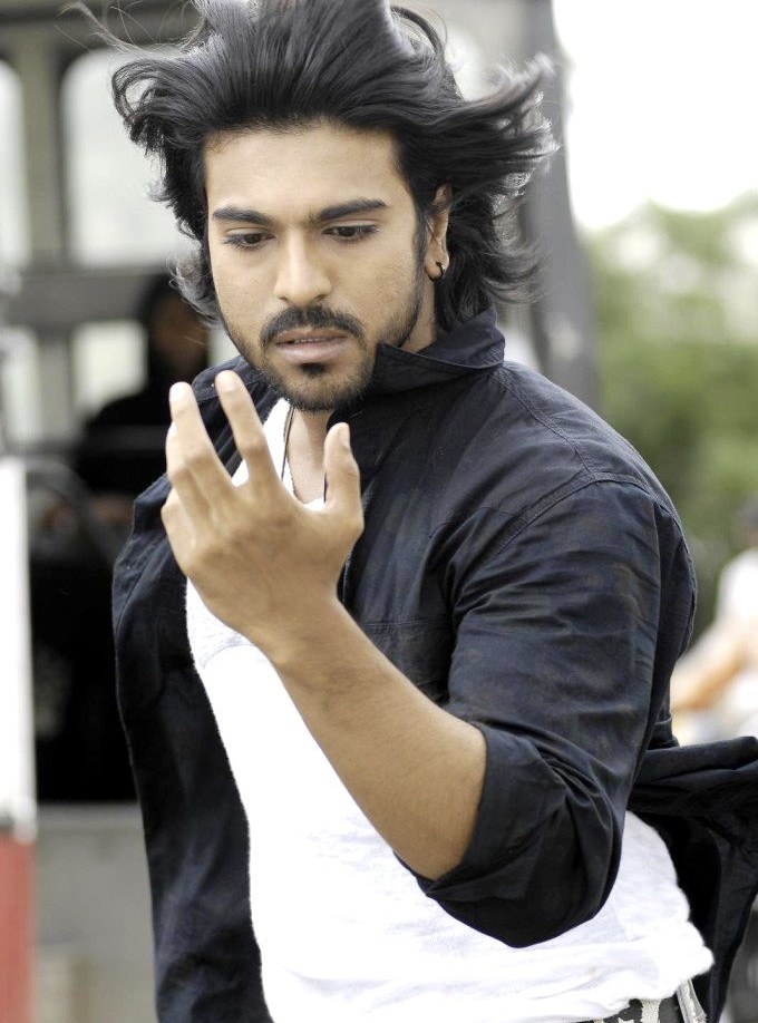 Ram Charan in a still from a movie