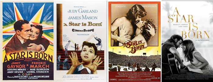 posters for a star is born different versions