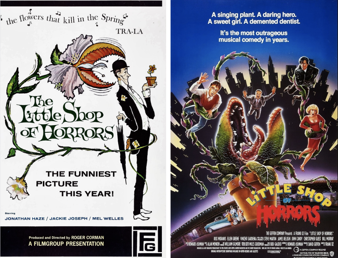 posters for Little Shop of Horrors different versions