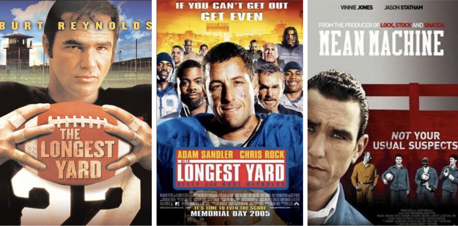 posters for The Longest Yard different versions