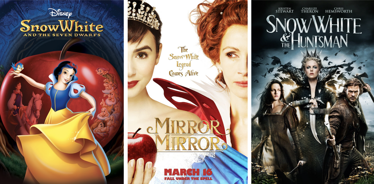 posters for snow white different versions