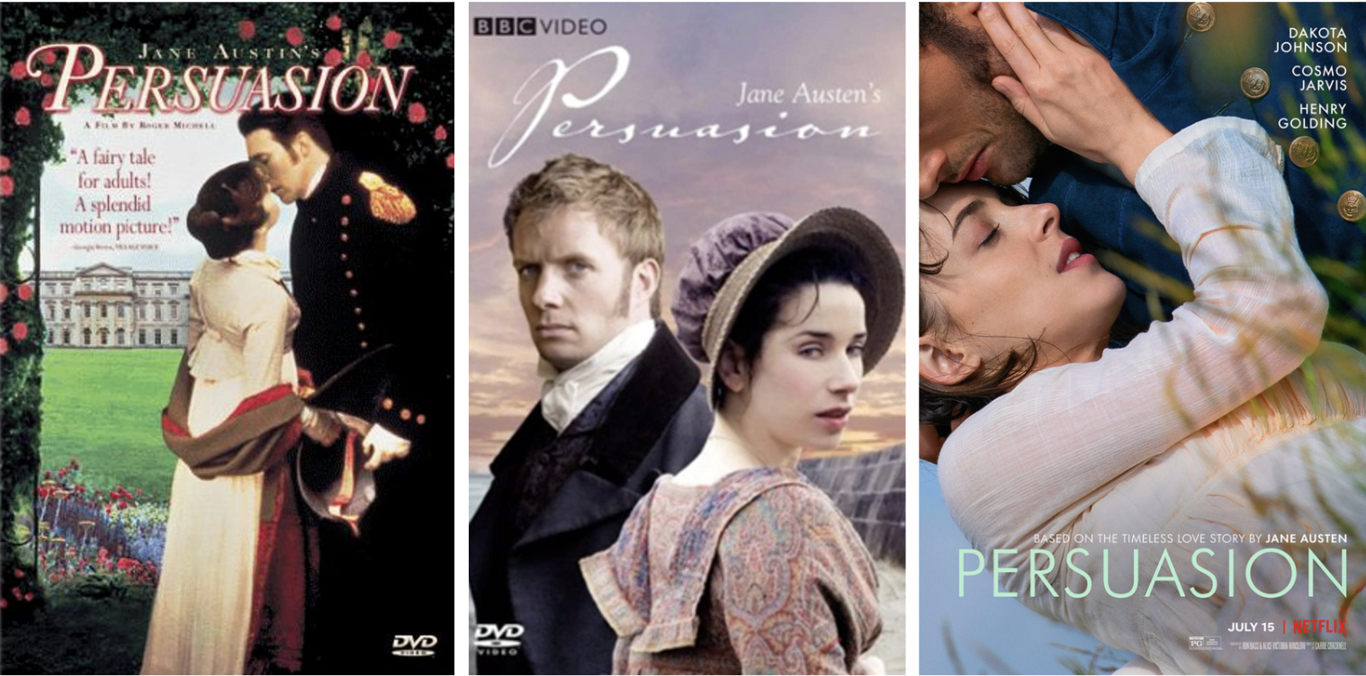 posters for Persuasion different versions