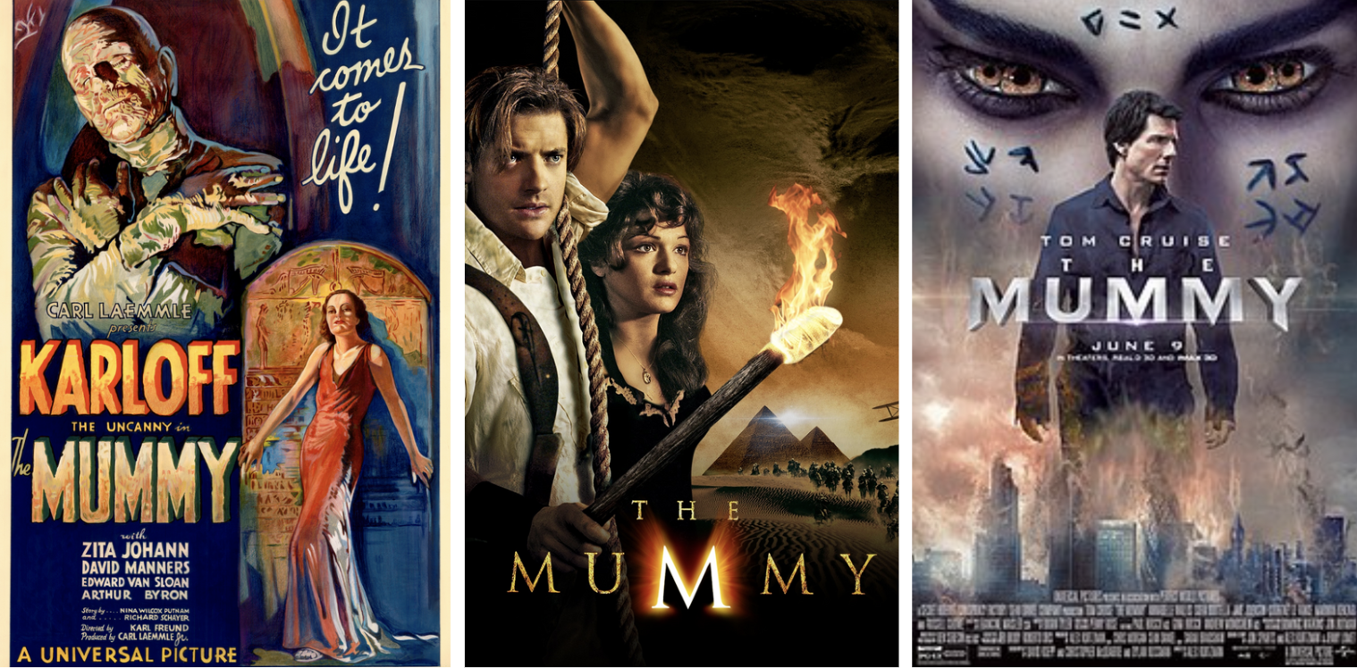 posters for the mummy different versions