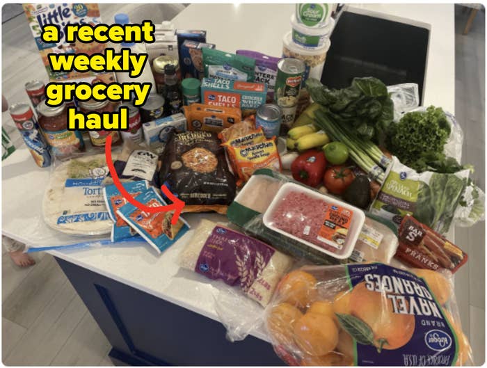 A weekly grocery haul