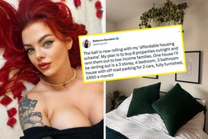 Rebecca Goodwin, a 28-year-old OnlyFans content creator, told BuzzFeed she was getting "sick of seeing how ridiculous rental prices were becoming," and she decided it was time for her to do what she could to help.