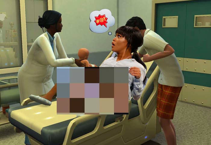 Keke Palmer imagined in &quot;The Sims&quot;