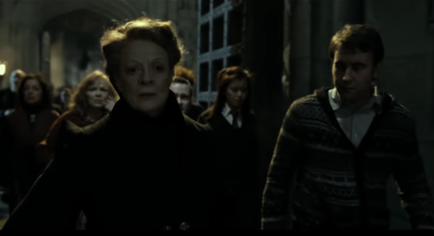 Professor McGonagall and Neville Longbottom