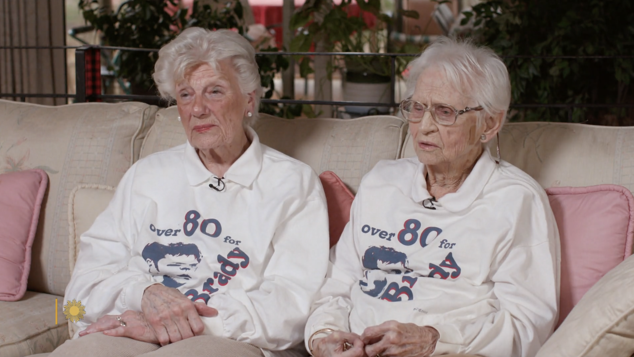 The women of the Over 80 for Brady Club
