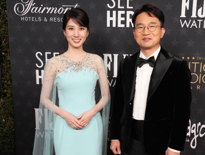 Park Eun-bin and Yoo In-sik attend the 28th Annual Critics Choice Awards