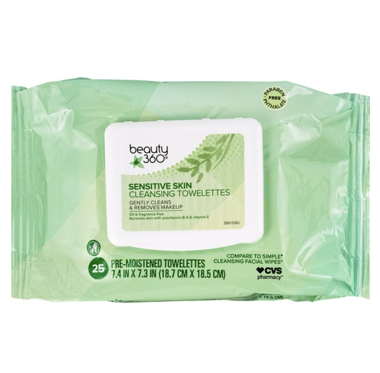 Sensitive skin cleansing towelettes to gently clean and remove makeup