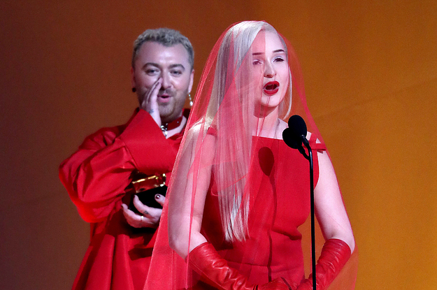 Kim Petras Accepted The Grammy Award For "Unholy" On Behalf Of Her And Sam Smith, And The Reasoning Behind It Was Lovely