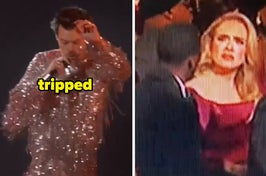 Harry tripped, Adele was confused, and more...