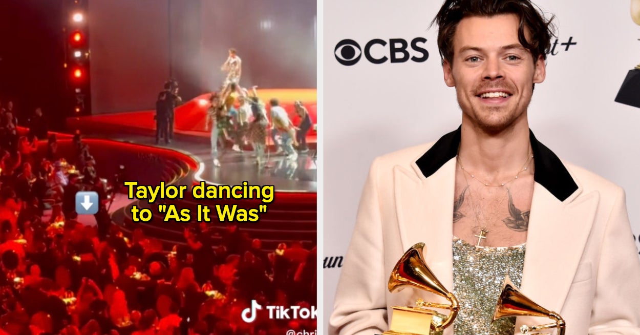 Taylor Swift Dancing Her Heart Out To Harry Styles Singing "As It Was" Is My Favorite Moment From The Grammys, TBH thumbnail