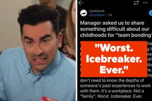 "Manager asked us to share something difficult about our childhoods for 'team bonding.' What ensued was deeply uncomfortable."