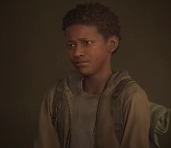 Sam video game character in The Last of Us