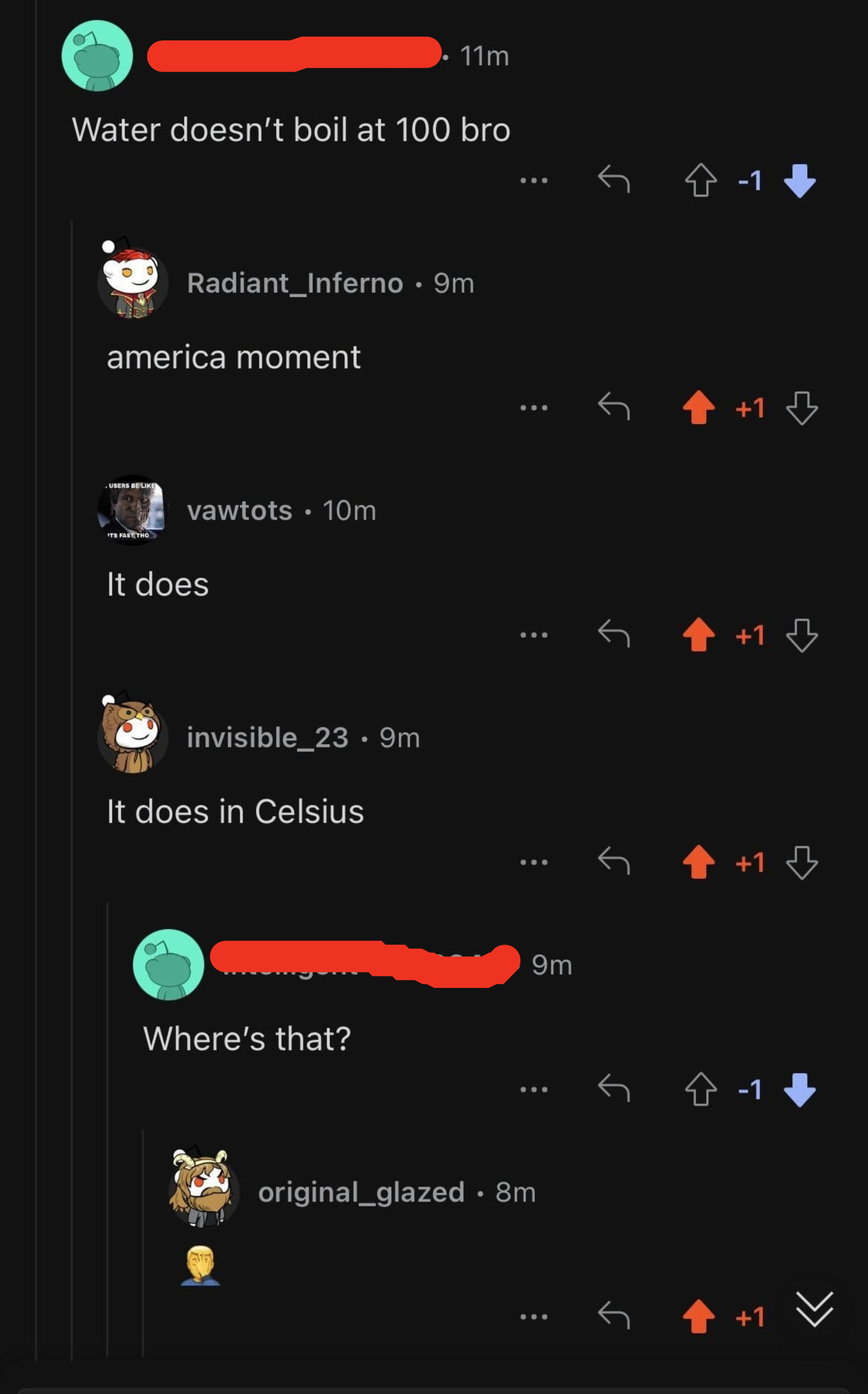 Person who does not know what Celsius is and asks, &quot;Where&#x27;s that?&quot;