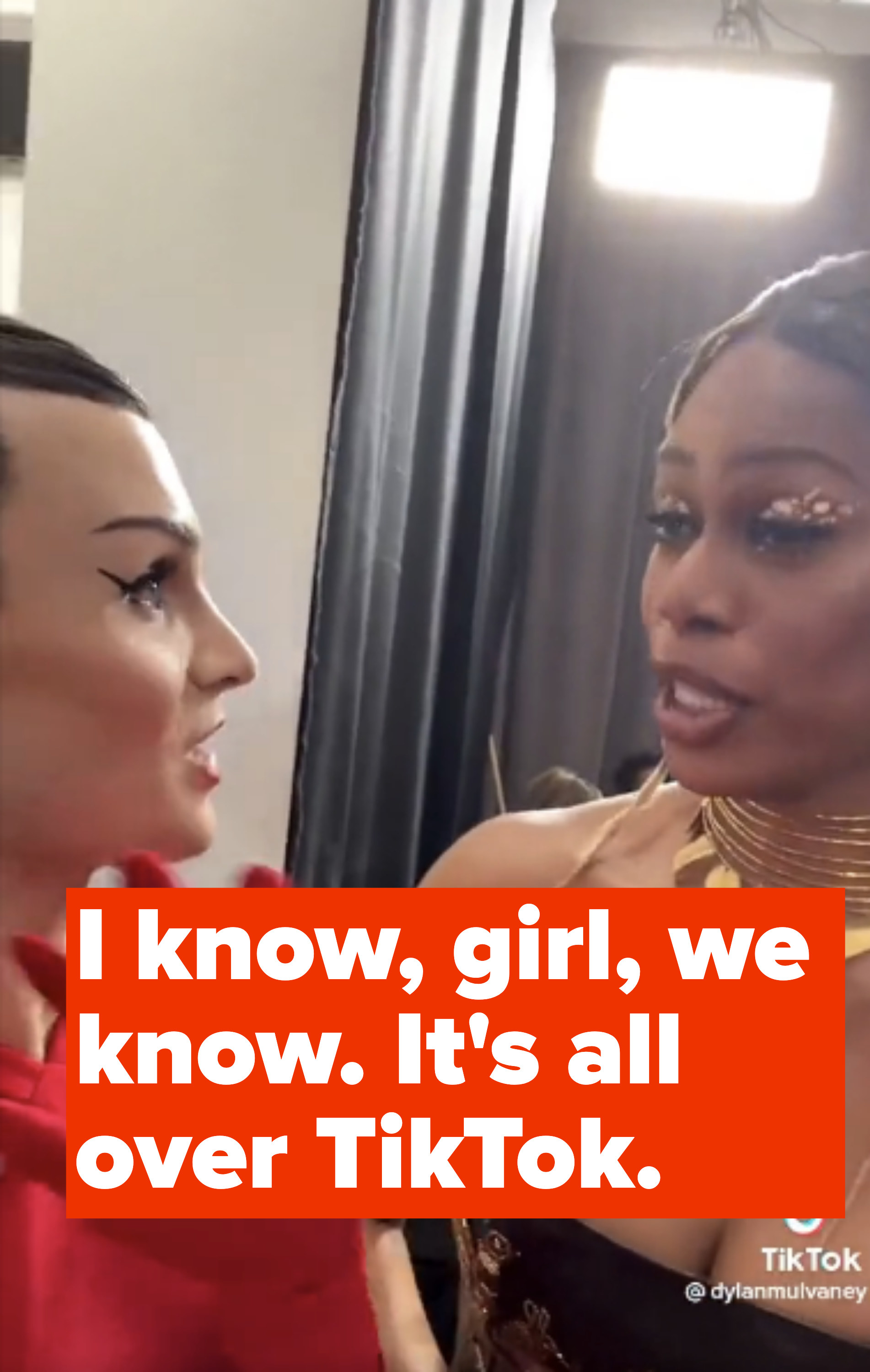 Laverne says &quot;I know, girl, we know, it&#x27;s all over TikTok&quot;