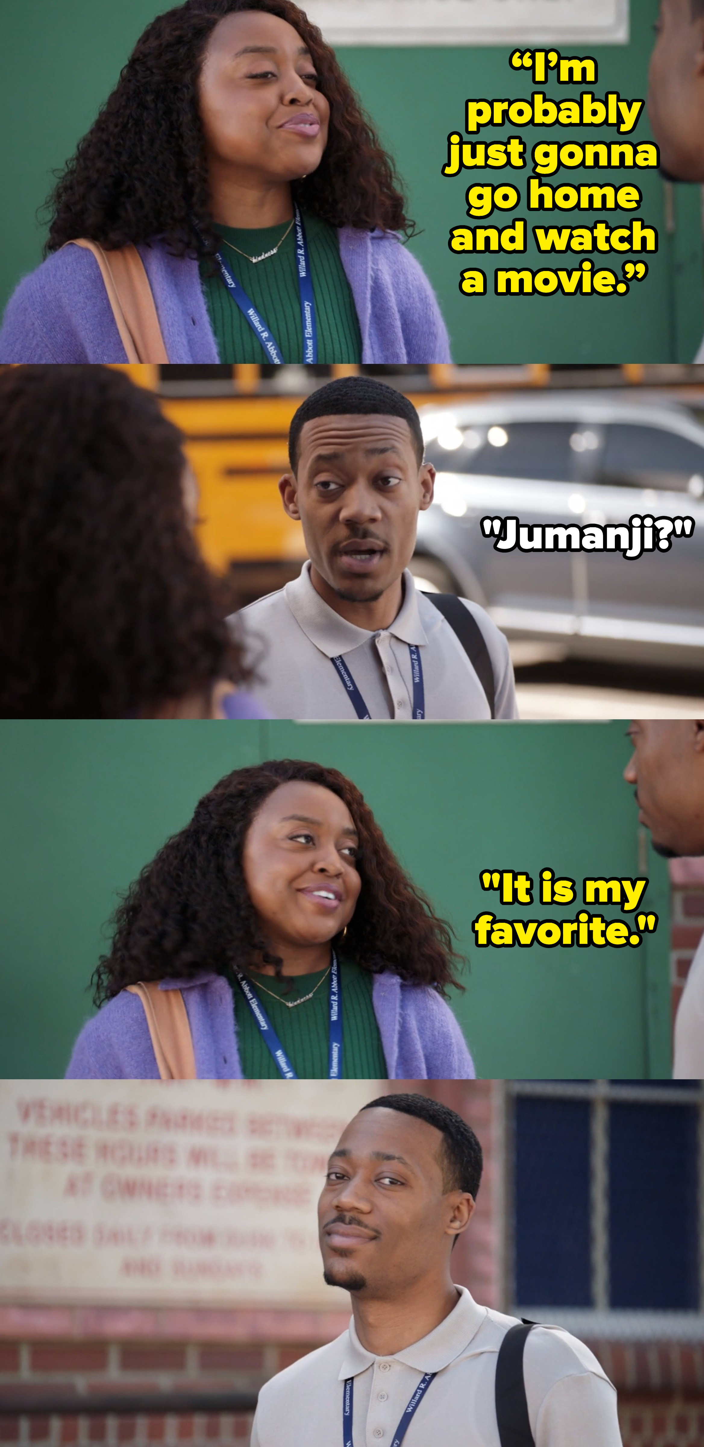 Abbott Elementary  Best Janine And Gregory Moments - 72