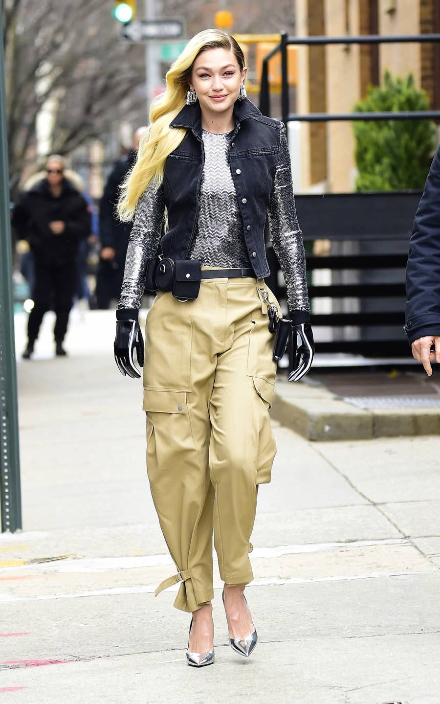 How street style stars in Paris have turned cargo pants into a