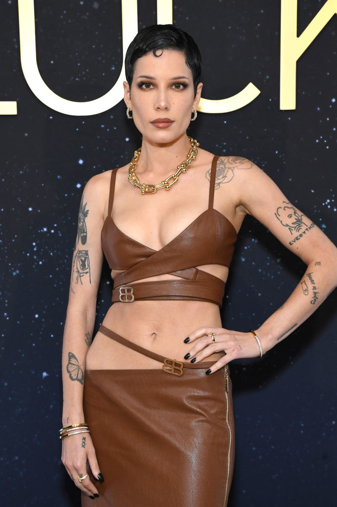 Halsey on the red carpet