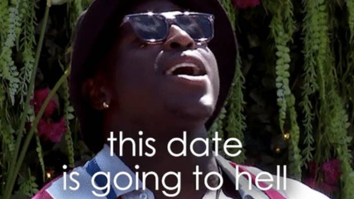 "this date is going to hell"