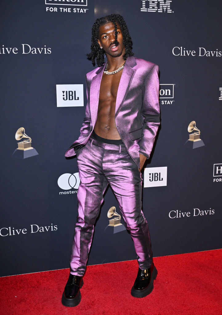 Lil Nas on the red carpet