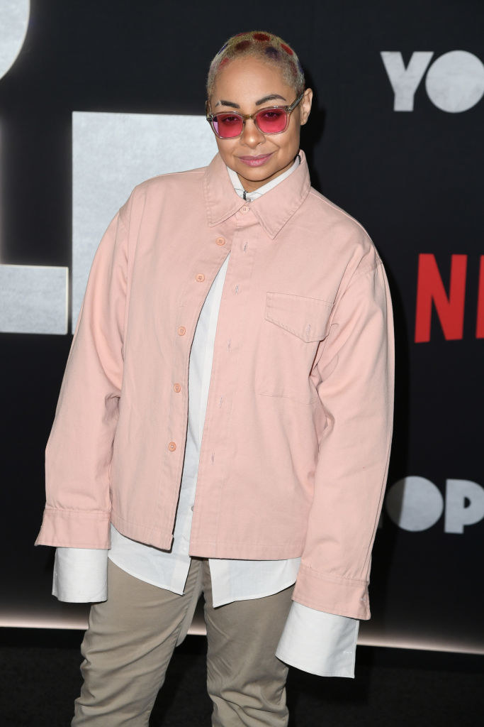 Raven-Symoné dressed casually on the red carpet