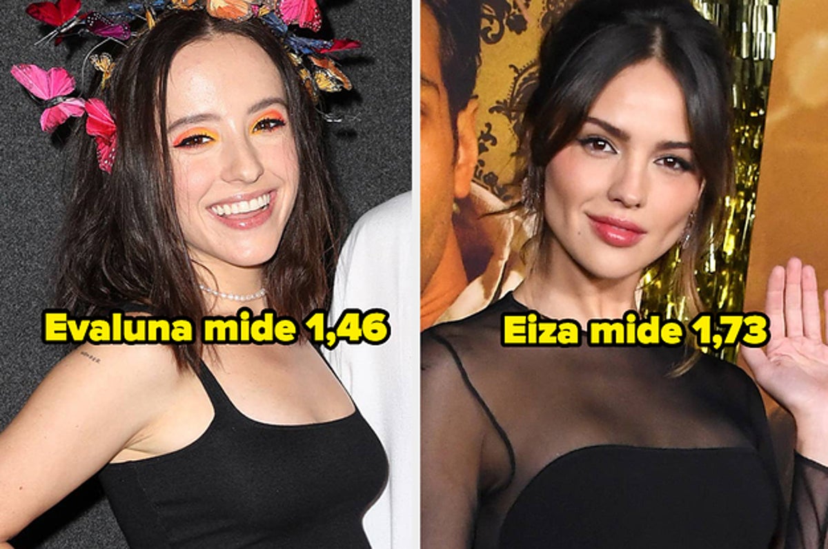 Cuánto miden las celebridades latinas de Hollywood