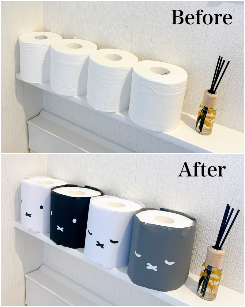 ニトリのおすすめトイレ収納「ミッフィーのトイレットペーパーカバー」