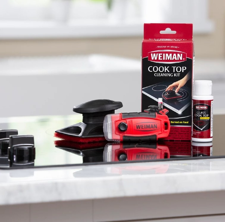 The complete cooktop cleaning kit