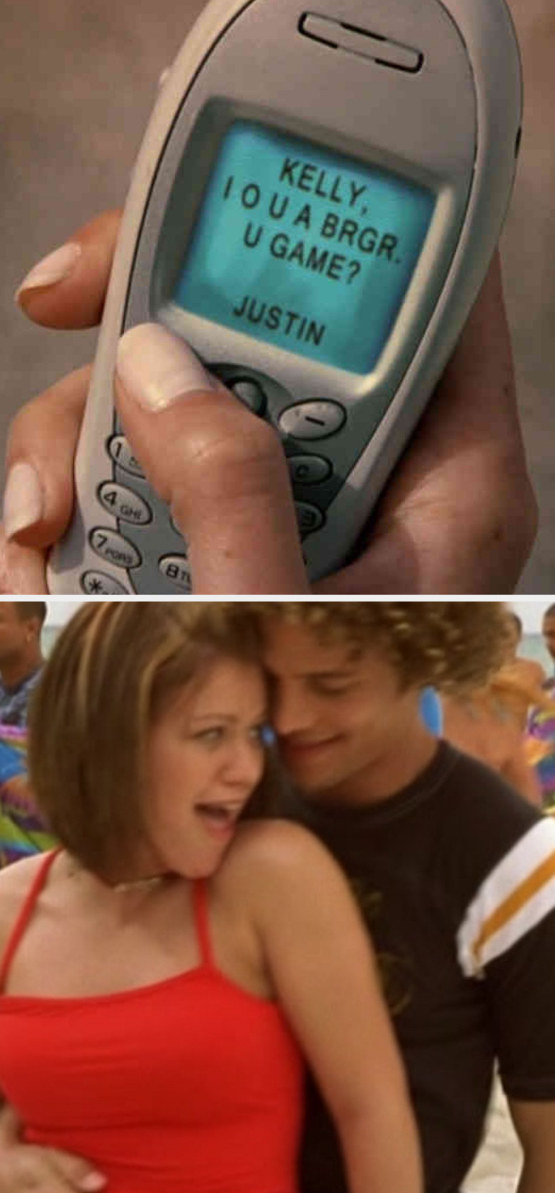 Kelly Clarkson and Justin Guarini in &quot;From Justin to Kelly&quot;