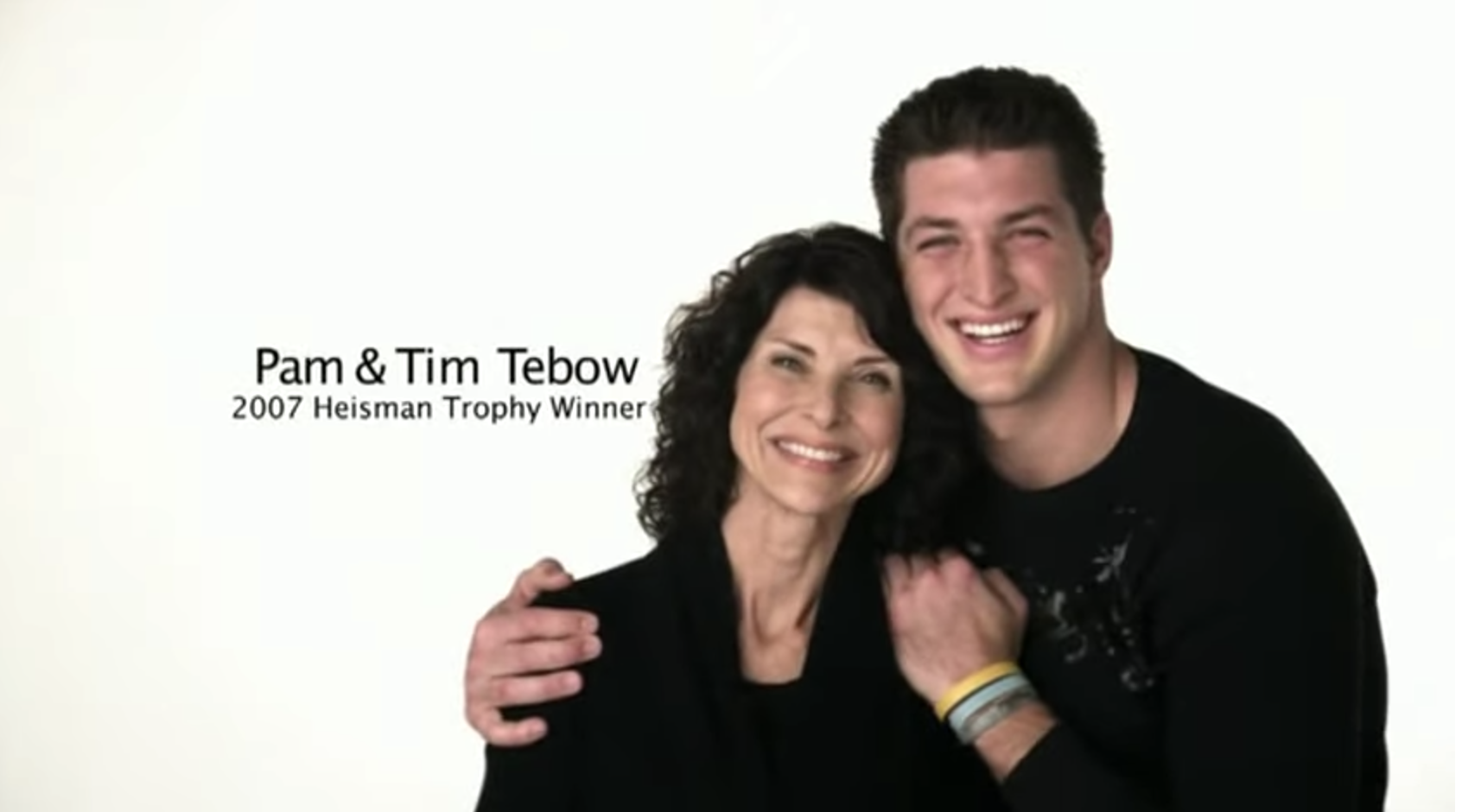 tim and his mom in the ad
