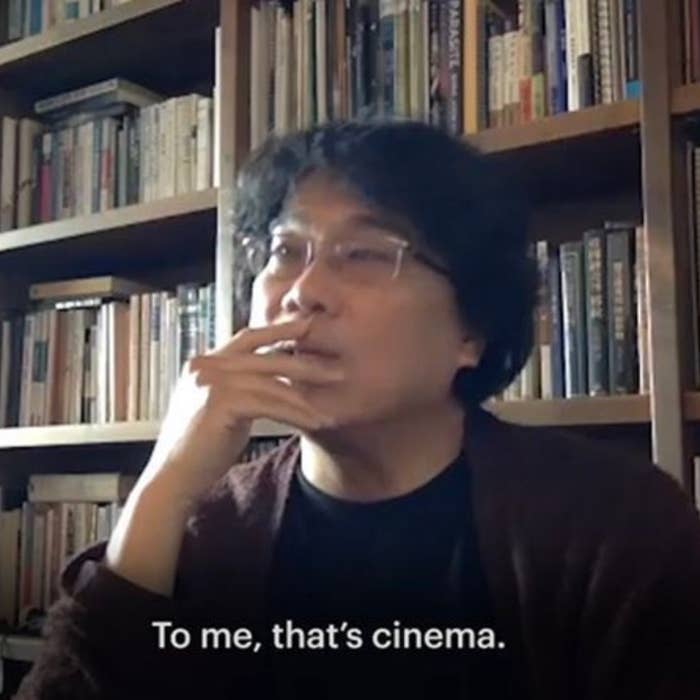 Bong Joon-ho: &quot;To me, that&#x27;s cinema&quot;