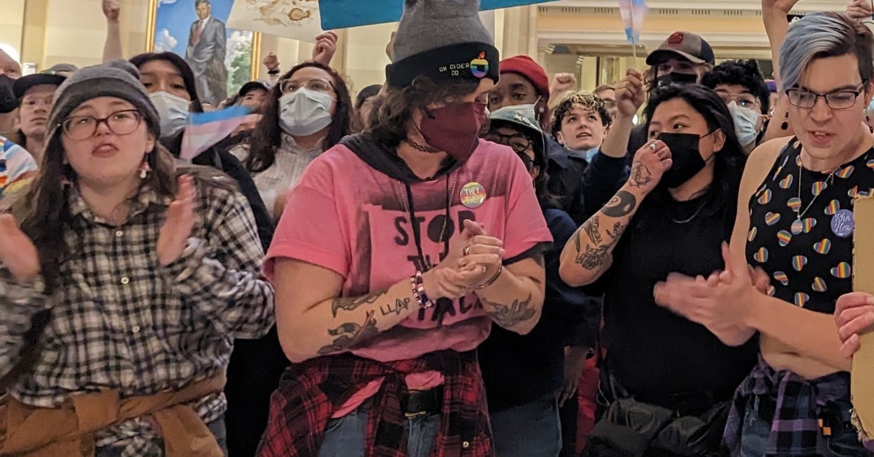 A Bill To Ban Gender-Affirming Care For Young Adults In Oklahoma Is Pushing Trans And Nonbinary People To Leave The State Even Though Republicans Backed Off