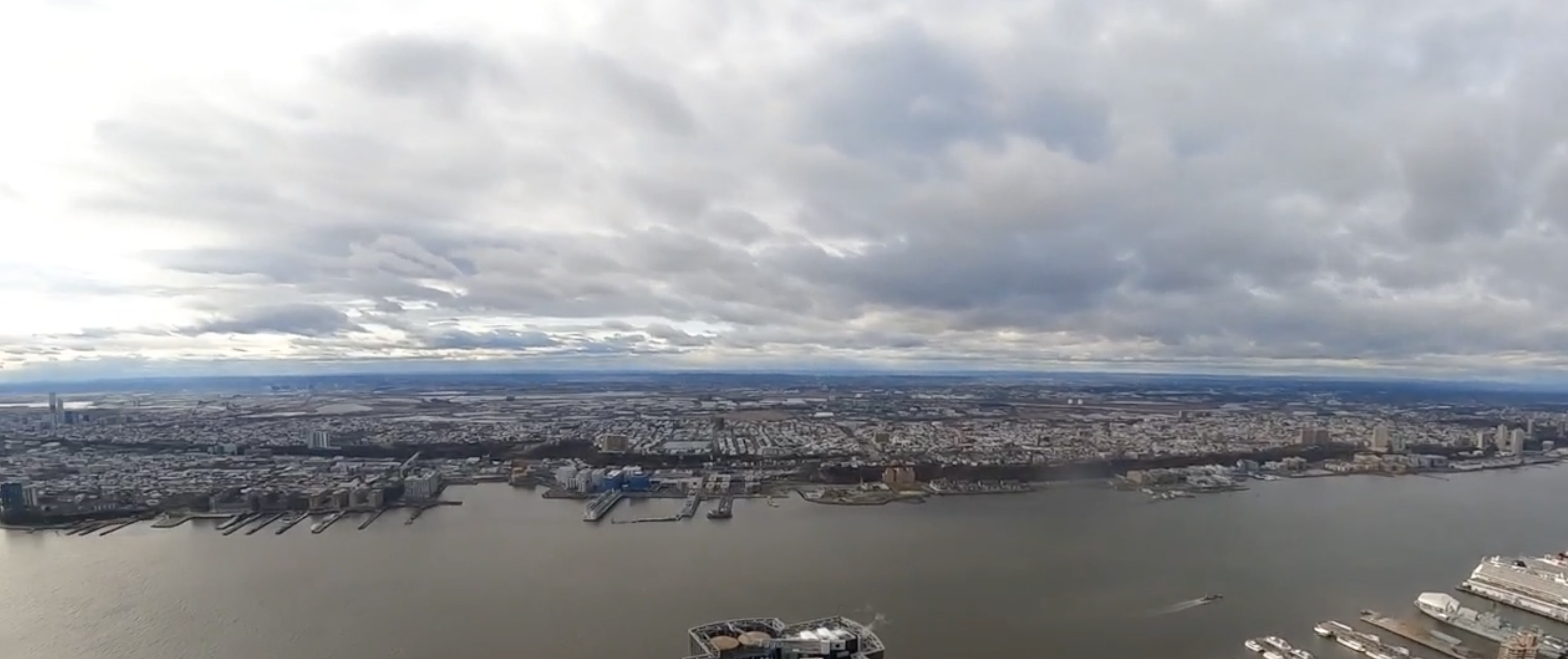 View of the Hudson and New Jersey