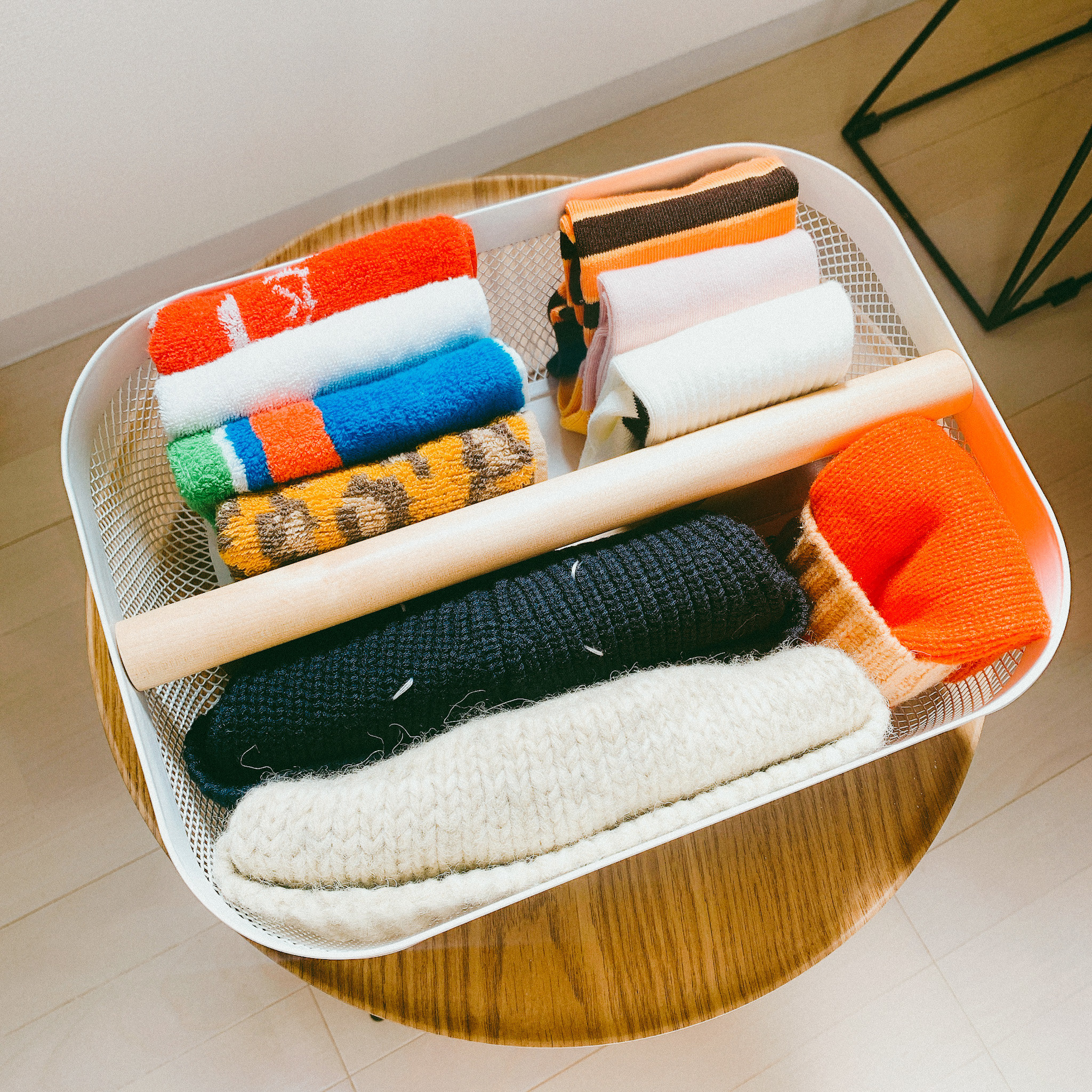 IKEA（イケア）のおすすめの収納アイテム「RISATORP リーサトルプ バスケット 仕切り付き」