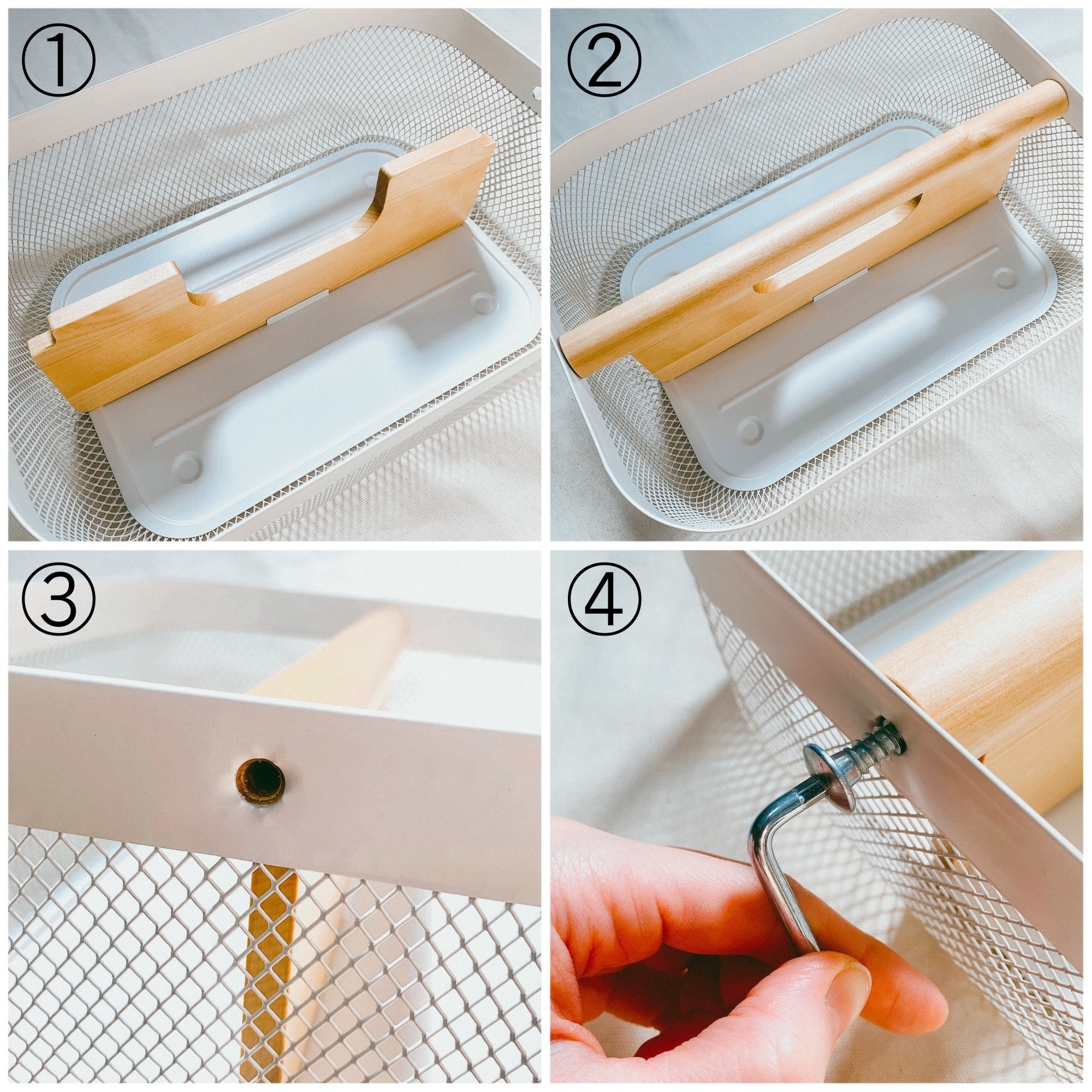 IKEA（イケア）のおすすめの収納アイテム「RISATORP リーサトルプ バスケット 仕切り付き」