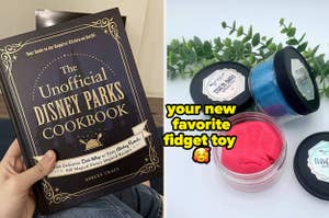 the Disney Parks cookbook, the stress relief dough "your new favorite fidget toy"