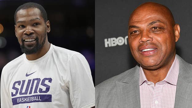 On Monday's episode of ESPN's 'First Take,' Charles Barkley shared his thoughts on Kevin Durant's arrival in Phoenix, where he hopes to win his third title.