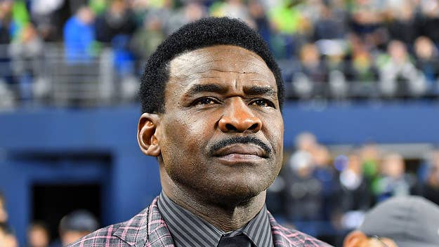 Michael Irvin has been pulled from the NFL Network and ESPN’s Super Bowl coverage following a complaint from a woman after an interaction in a hotel lobby.